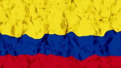 Colombian Flag Stock Footage