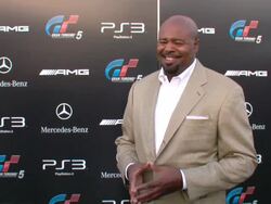 Chi McBride at the Mercedes-Benz Exclusive Preview Of The 2011 SLS AMG In Grand Turismo 5 at Los Angeles CA. (Footage by WireImage Video/GettyImages) Stock Footage