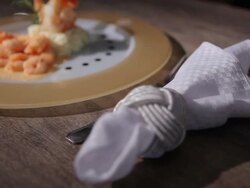 shrimp plate Stock Footage