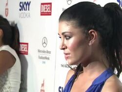 Jessica Szohr at the Official Kickoff Party - MBFW Miami Swim 2012 Stock Footage