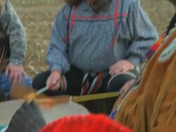 Native American Drummers Stock Footage