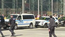 CLEAN : Preparations underway at Clinton election night speech site News Clip