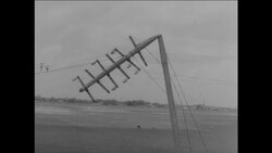 CAN525 DEBRIS FILLS THE AREA AFTER CYCLONE HITS EAST PAKISTAN Instructional Video