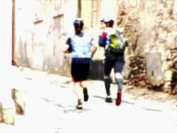 HD LOOP: Anmated Runners Stock Footage