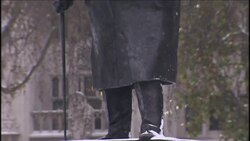 Freezing temperatures blanket landmarks in snow and ice News Clip