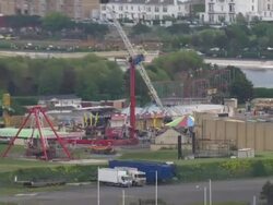 Stockport Family Amusement Park & Beach Aerials News Clip