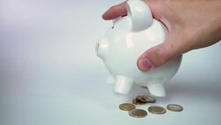 Piggy Bank Stock Footage