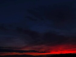 Red Sunrise Stock Footage