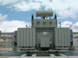 MS Shot of generator of at electricity plant / Villaseca de la Sagra, Toledo, Spain Stock Footage