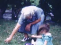 Easter Egg Hunt 1943 Stock Footage