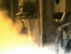 Steam Engine Train Gears #2 - Color Stock Footage