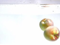 Peachs in The Water Stock Footage