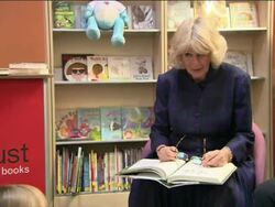 Camilla, Duchess of Cornwall, Visits West Greenwich Library News Clip