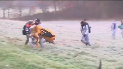 Protests as nuclear waste train makes its way to Dannenberg News Clip