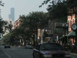 WS Old Town / Chicago, Illinois, USA Stock Footage