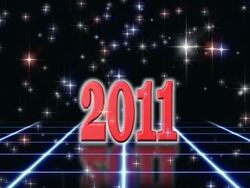 Happy New Year - 2011 Stock Footage
