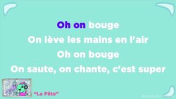 Dance party movement song in French - La fete Instructional Video