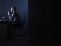 Smoking Man w/s Stock Footage