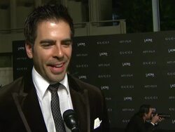 INTERIVEW - Eli Roth at 2014 LACMA Art+Film Gala Honoring Barbara Kruger And Quentin Tarantino Presented By Gucci Stock Footage