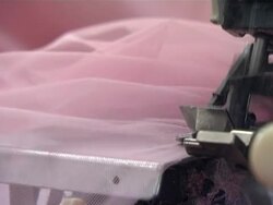 Tulle Cutting Stock Footage