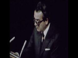 SYND 21-10-71 YUGOSLAV AND RUSSIAN AMBASSADORS ADDRESS ASSEMBLY News Clip
