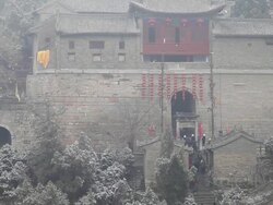 WS God of Medicines Temple fair during chinese spring festival / tongchuan, shaanxi, china Stock Footage