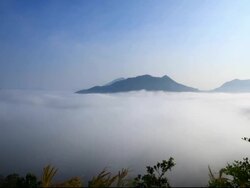 Timelapse of fog Stock Footage