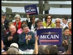 John McCain makes official declaration that he is running for president News Clip