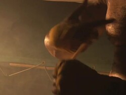 boxer wrapping hands Stock Footage