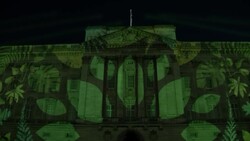Buckingham Palace transformed by rainforest projection Instructional Video