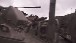 CLEAN : British tanks join NATO battle group in Estonia News Clip