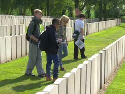 Children Visit Western Front For WW1 Centenary News Clip