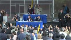 CLEAN : Venezuela opposition swears in parallel Supreme Court judges News Clip