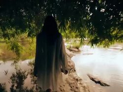 Young woman walking at forest, Kerala, India Stock Footage
