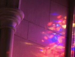 Stained Glass Window #2 Stock Footage