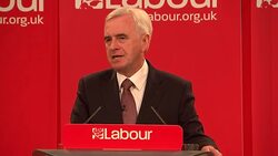 John McDonnell speech to Labour supporters News Clip