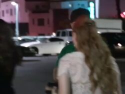 Holland Roden arrives at NYLON Party at Blok in Ho Stock Footage