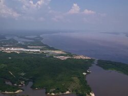 AERIAL: General Views Of Manaus in Brazil Stock Footage