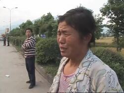 Police struggle to maintain control as crowds rush for supplies News Clip