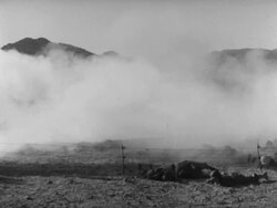 WWII military nurses use crawl technique during training Stock Footage