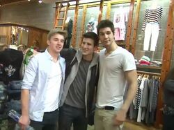 Shawn Hoff (c) at the A Night Out With Silver Jeans Co. And M Fredric at Studio City CA. (Footage by WireImage Video/GettyImages) Stock Footage