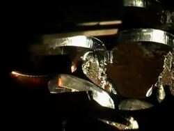 Lasercutting close-up Stock Footage