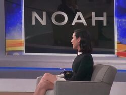 Jennifer Connelly (Noah) on the set of the Good Morning America show Stock Footage