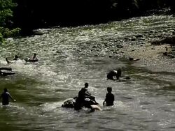 Clear Creek Recreation Stock Footage