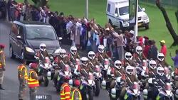 Mandela's body moved from hospital to lie in state at Union Buildings in Pretoria News Clip