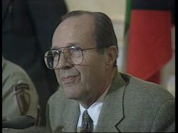 KUWAIT: US SECRETARY OF DEFENCE WILLIAM PERRY PRESS CONFERENCE News Clip