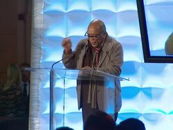 SPEECH: Quincy Jones on the event at the Iman And Missoni Honored With Rodeo Drive Walk Of Style at Beverly Hills CA. (Footage by WireImage Video/Getty Images Entertainment Video) Stock Footage