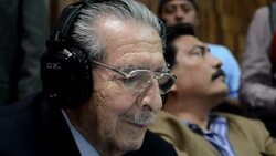 CLEAN : Rios Montt Guatemalan dictator from humble News Clip