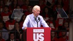 Biden Takes Aim at Weinstein News Clip