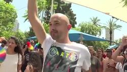CLEAN : Tens of thousands party for Gay Pride in Tel Aviv News Clip